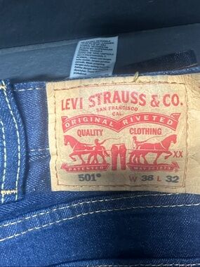 501 original 38X32 stretch new with tags button fly from macys